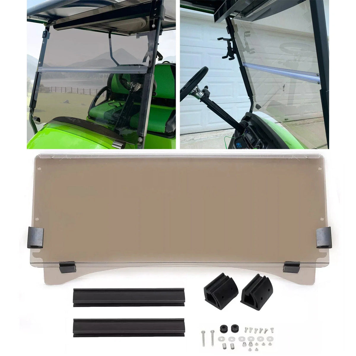 Folding Tinted Windshield for Club Car Precedent (2004–Present)
