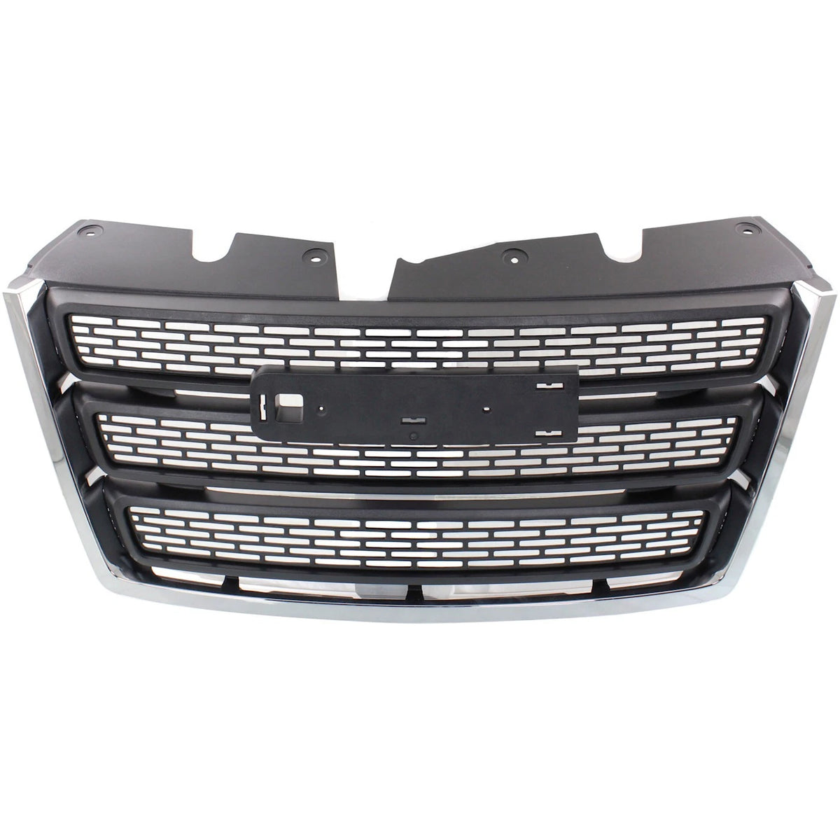 Grille Assembly for GMC Terrain (2010–2015) Black Shell, Chrome Molding