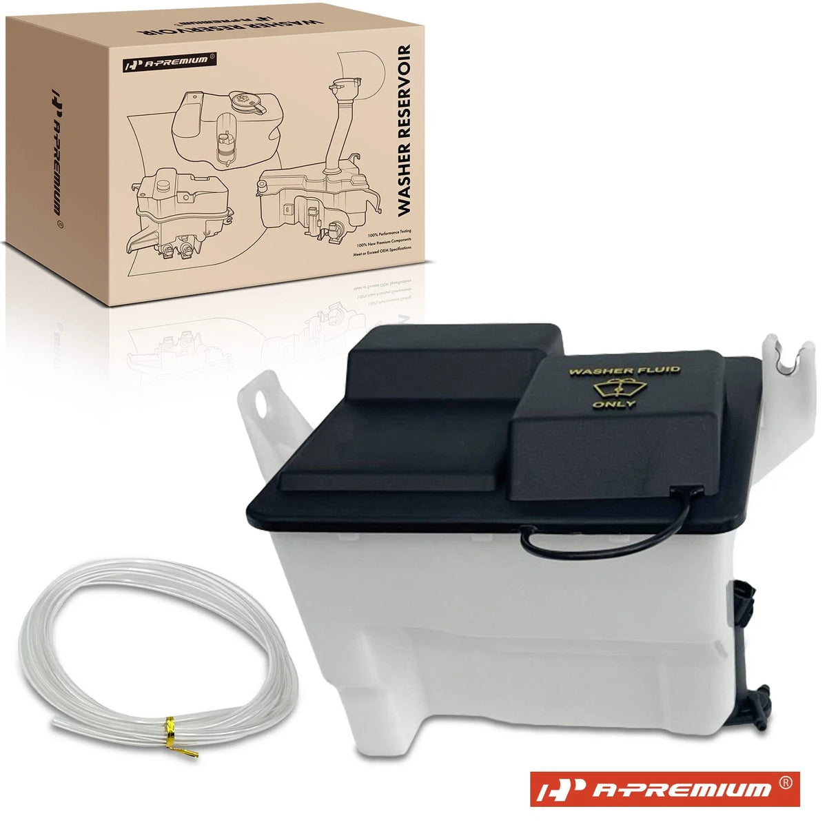 Windshield Washer Reservoir with Cap & Pump for Ford Expedition (2003–2004)