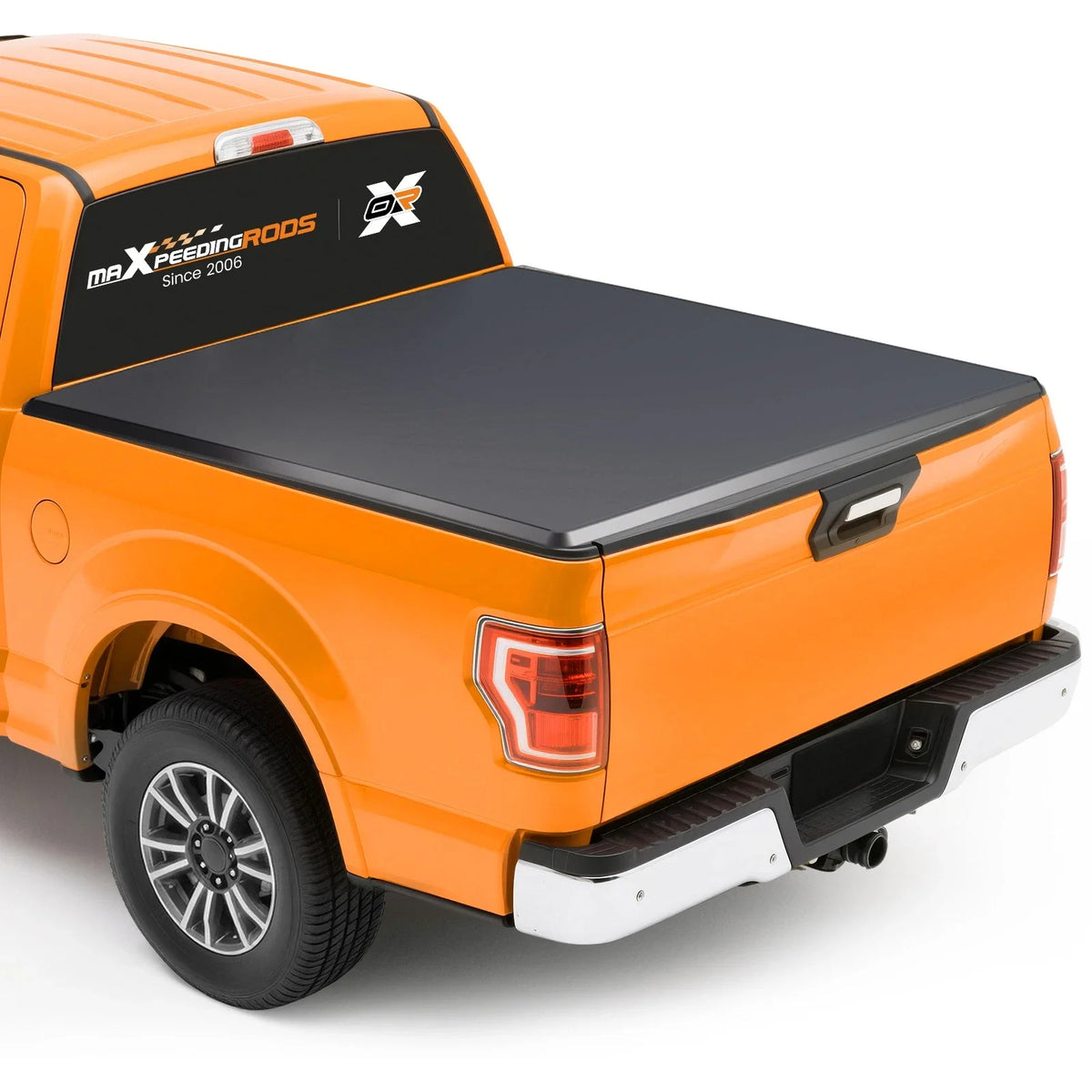 Soft Tonneau Cover 5.5FT for Ford F150 (2004-2014) Quad-Fold, LED Light