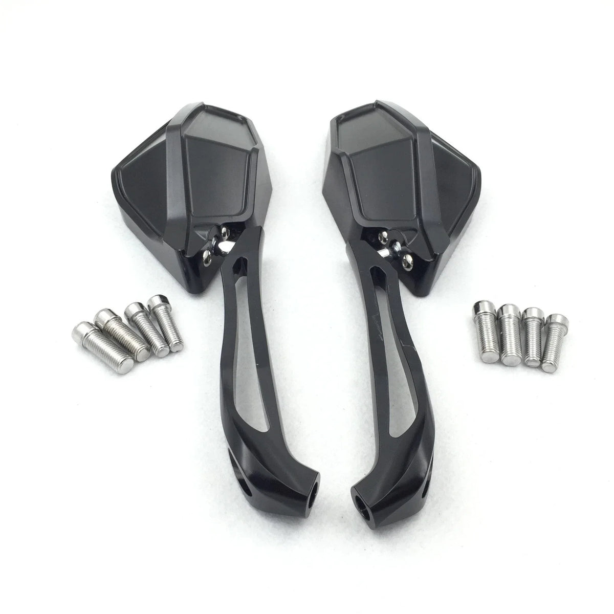 Heavy Black CNC Side Mirrors with LED for Toyota Hilux N70
