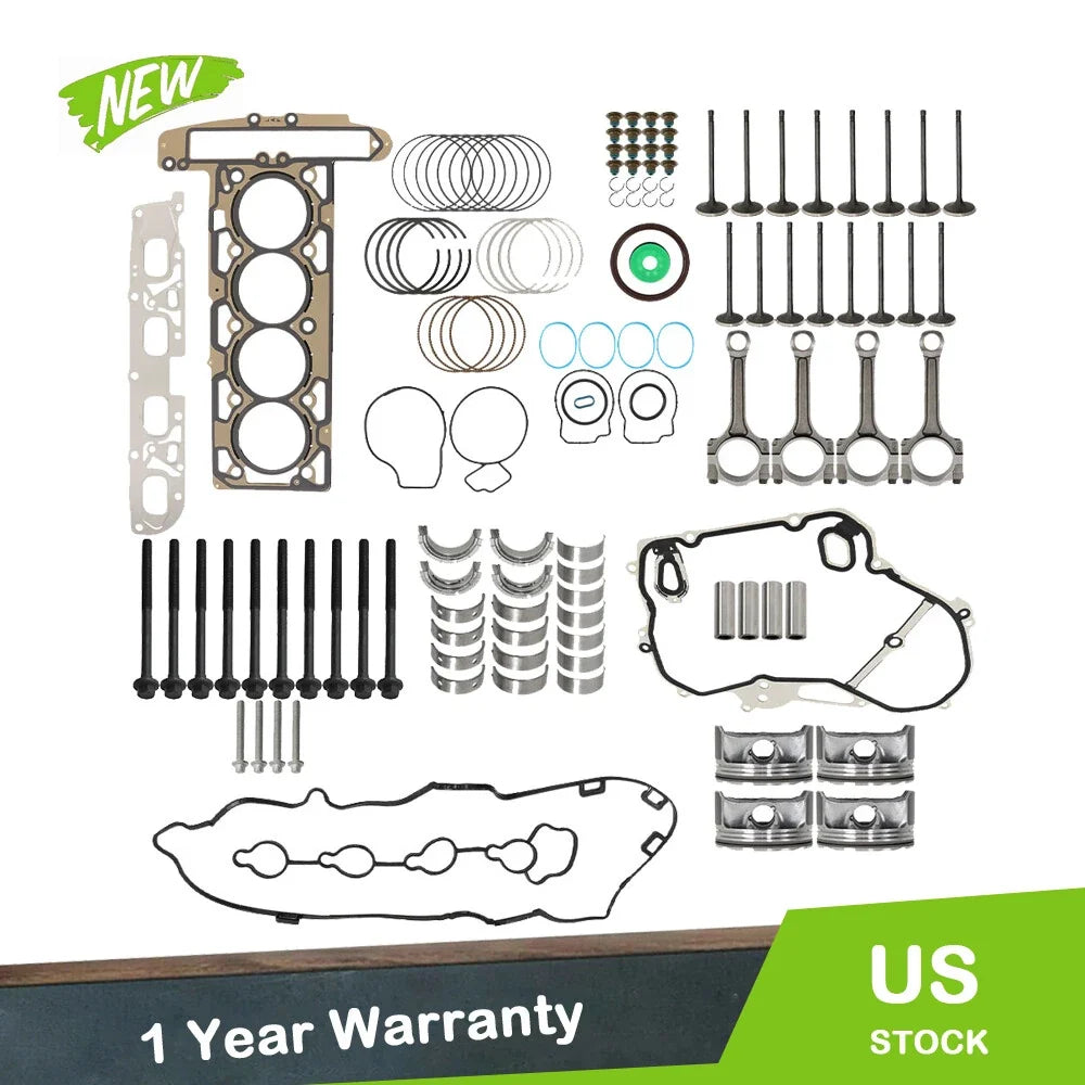 Engine Rebuild Kit with Connecting Rods & Pistons for Chevrolet Equinox
