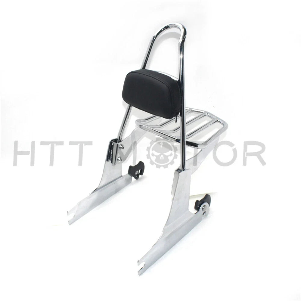 Backrest Sissy Bar & Luggage Rack for Harley Softail 1984-2023