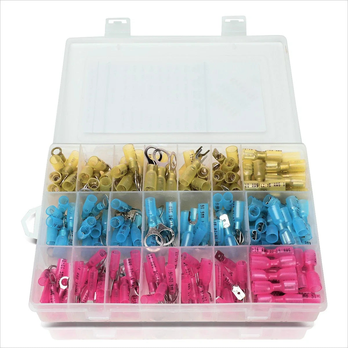 250 Pcs Translucent Nylon Electrical Wire Connectors for
