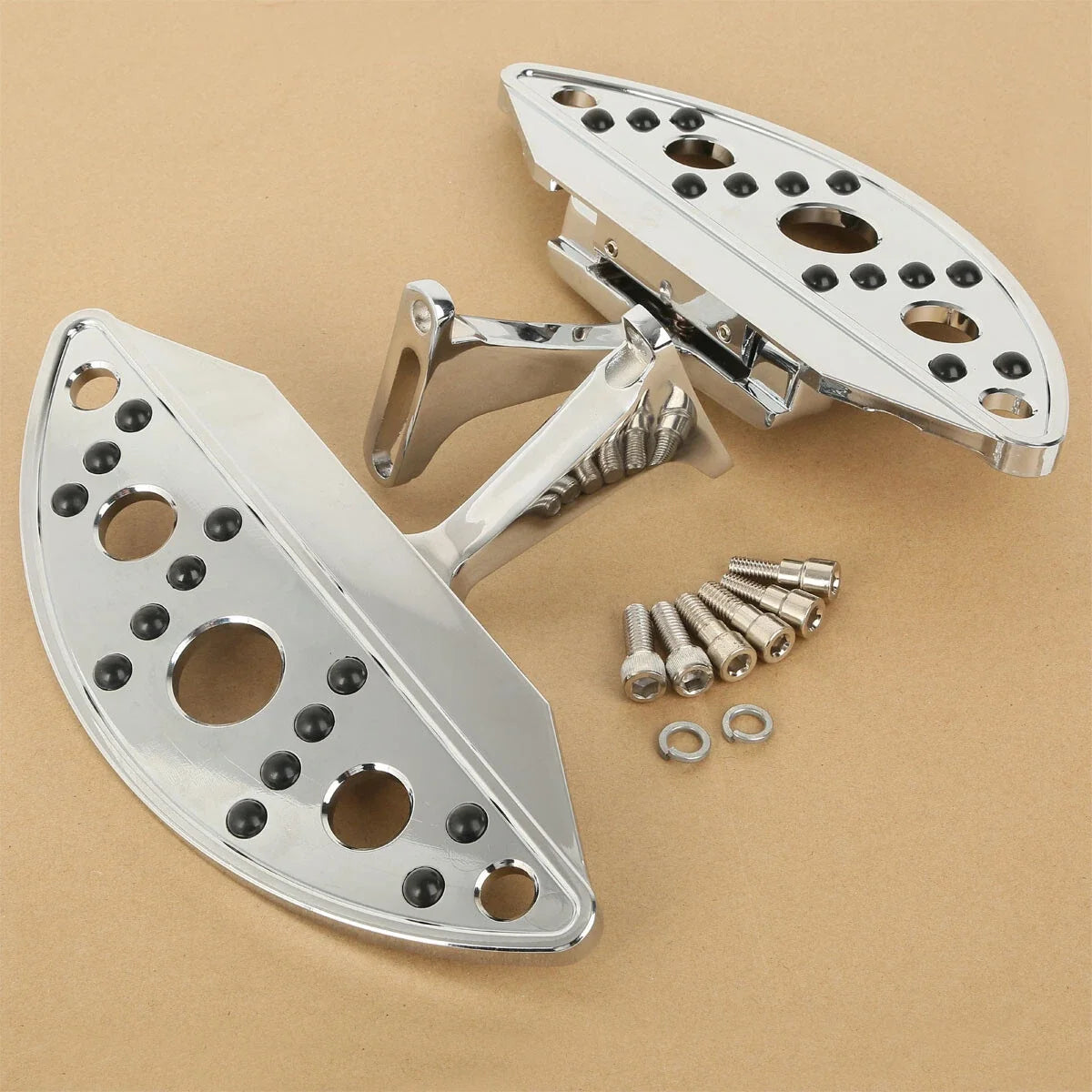 Semi-Circle Passenger Floorboard for Street Glide Harley (1980–2023)