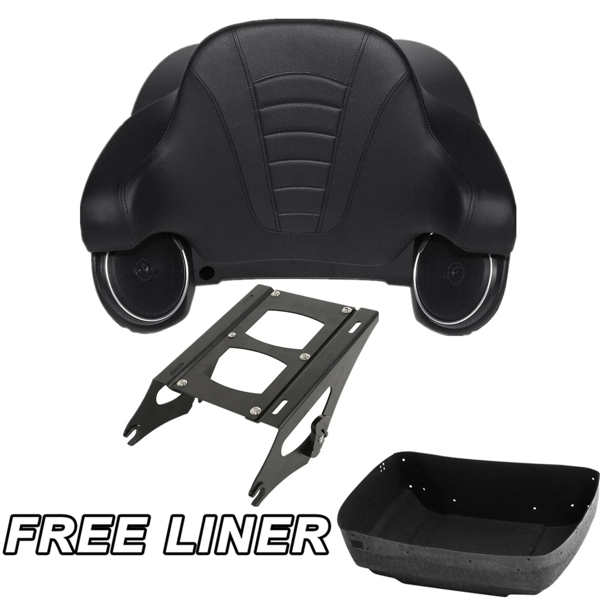 Trunk Pad Mount Speakers for CVO Touring Harley (2014–2025)