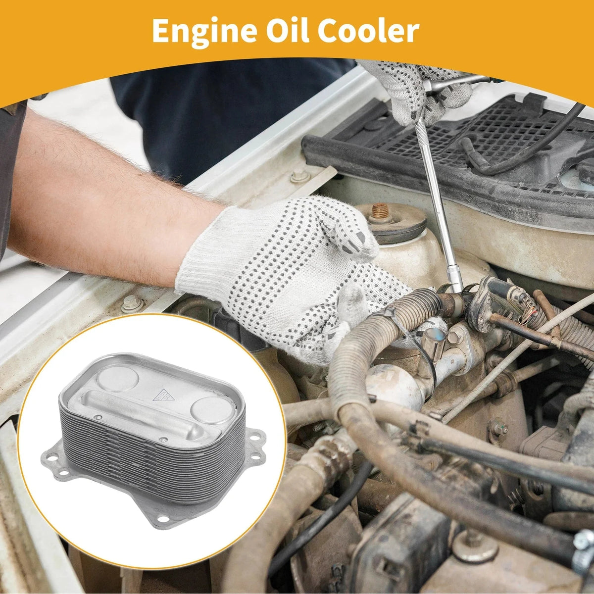 Oil Cooler for BMW 320i (2012-2016) Engine