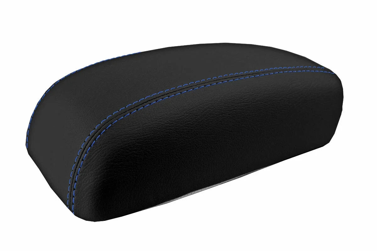 Console Lid Pull Over Cover for Hyundai Elantra (2007–2010) Blue Stitch
