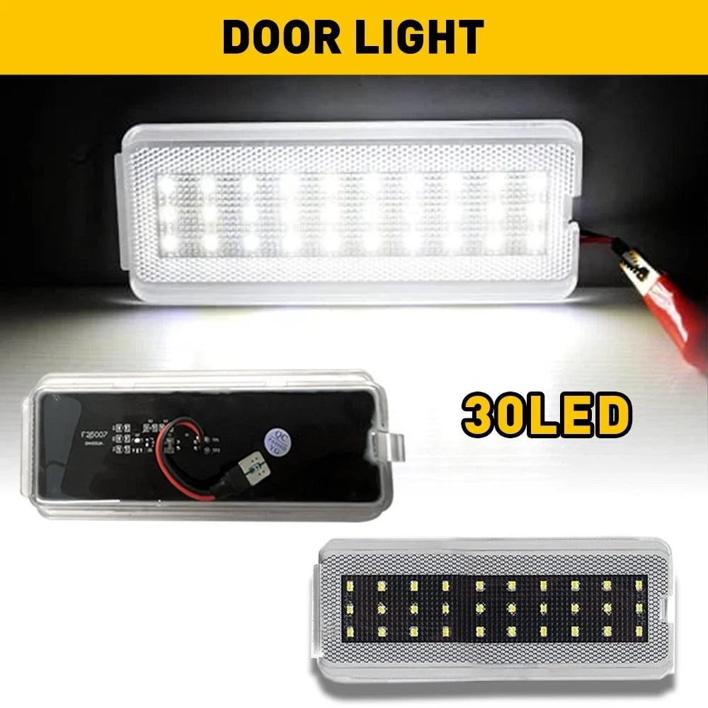 Door Panel Reflector Light Pair for Ford Super Duty F250 F350 F450 1999-2007