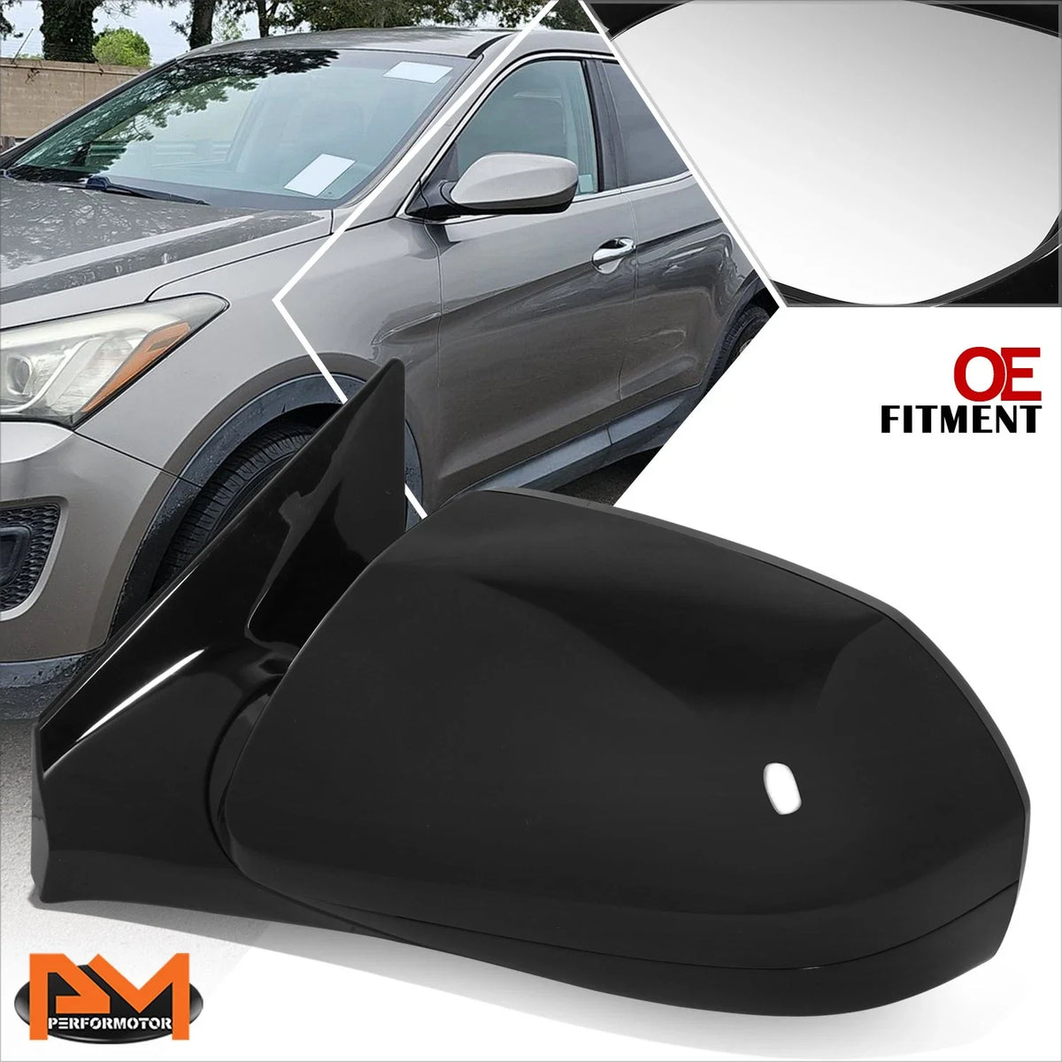 2013-2016 Hyundai Santa Fe Power Adjust Side View Door Mirror