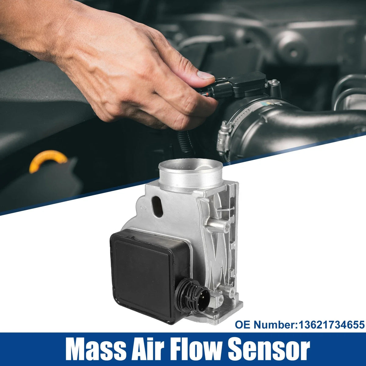 Mass Air Flow MAF Sensor for BMW E30 E36 E34 (1982–1999) No. 13621734655