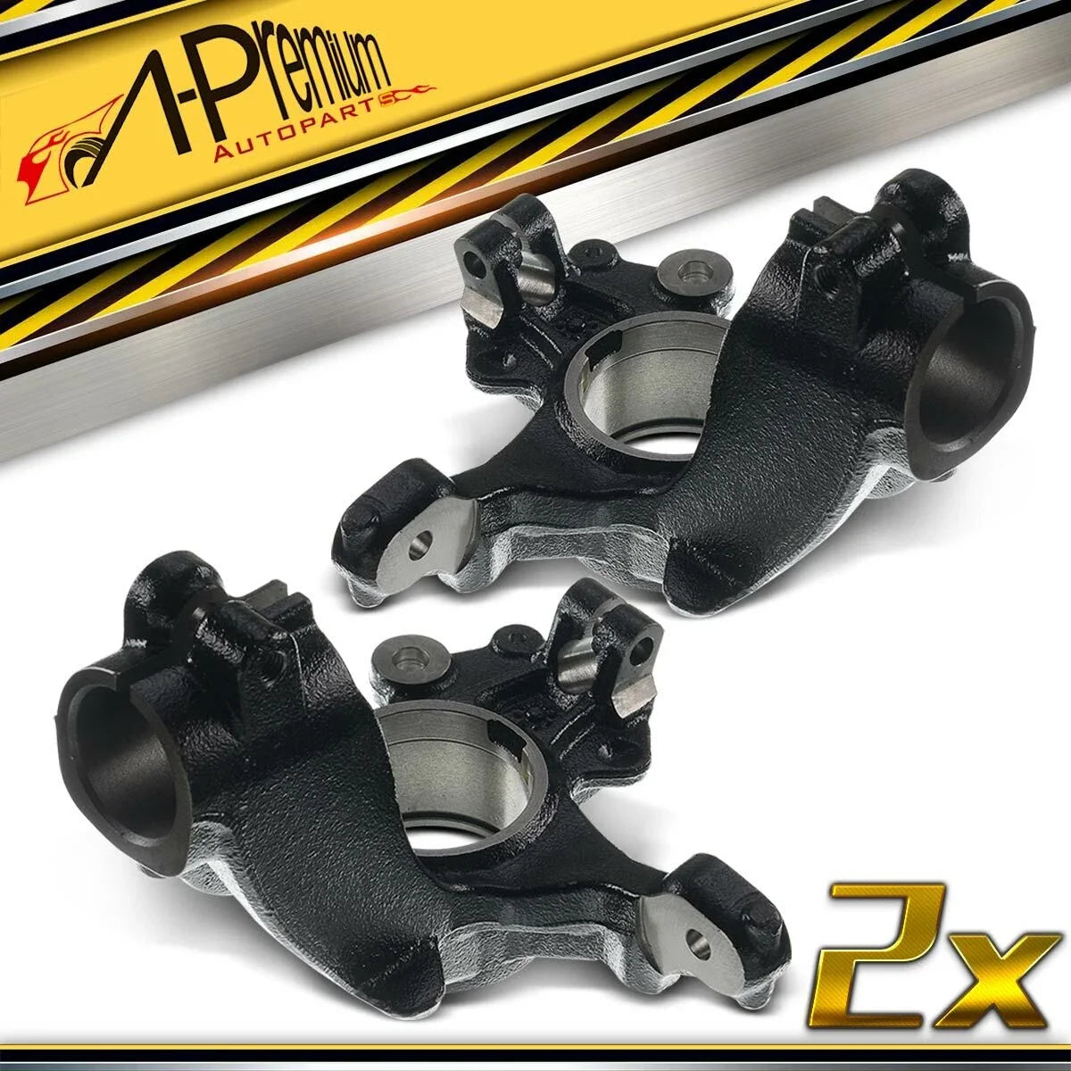 Pair Front Steering Knuckle for Ford Focus (2013–2018)