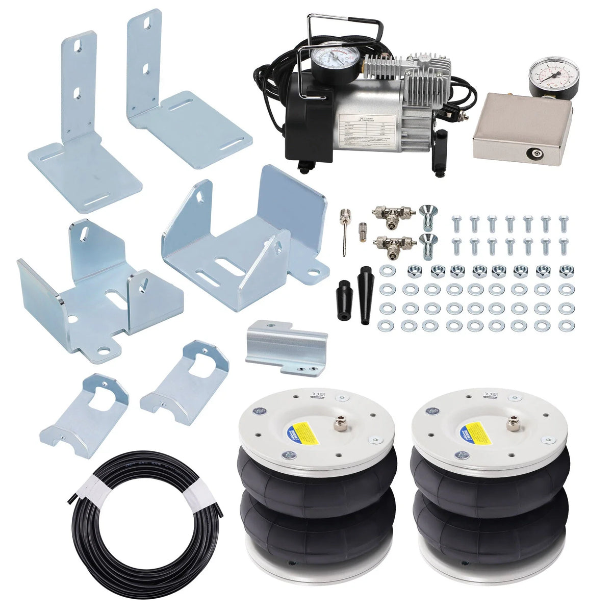 Air Spring Bag Tow Assist Rear & Compressor Kit for Ford Transit (2001–2024)