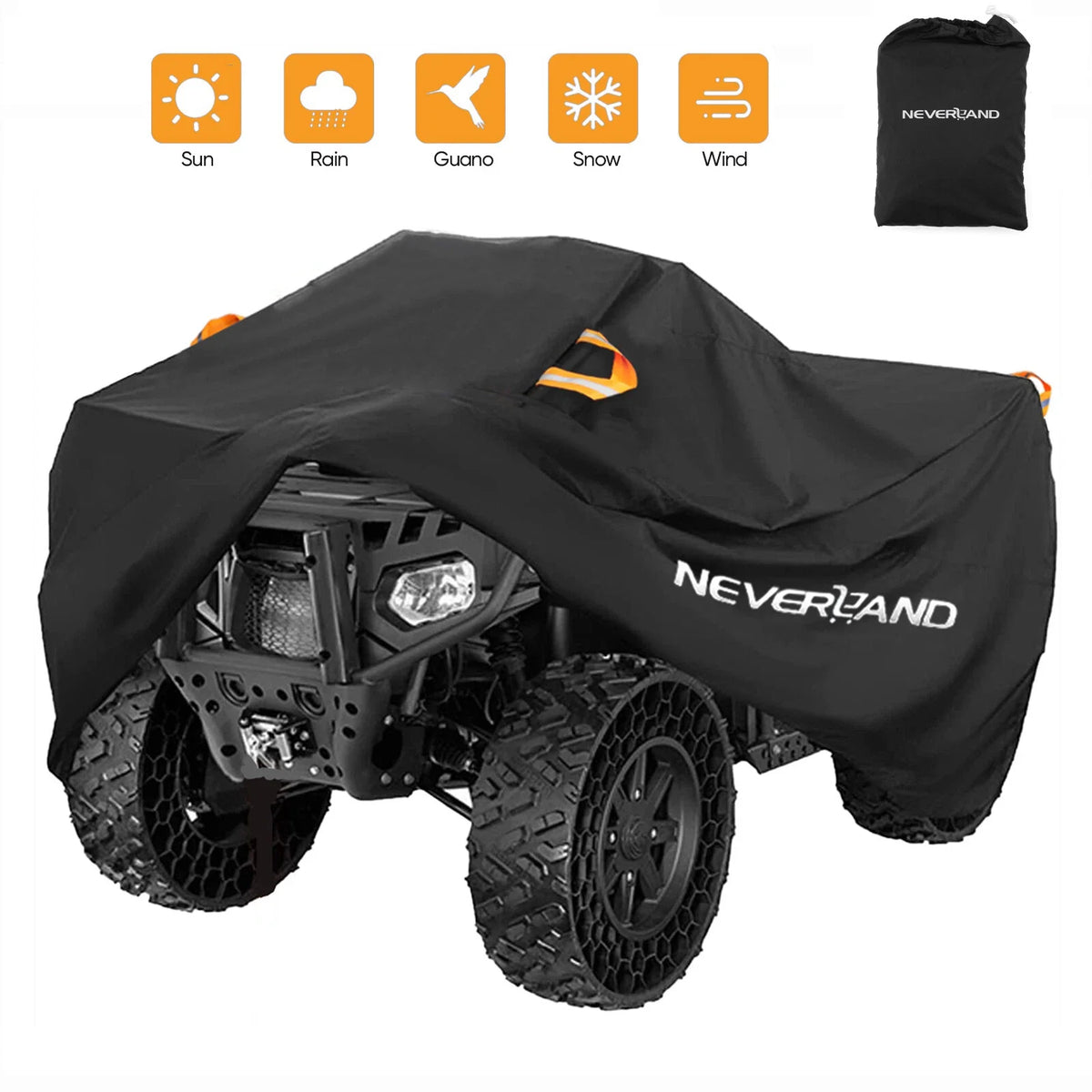 ATV Cover - UV & Snow Protection for Honda, Kawasaki, Suzuki, Yamaha, Polaris
