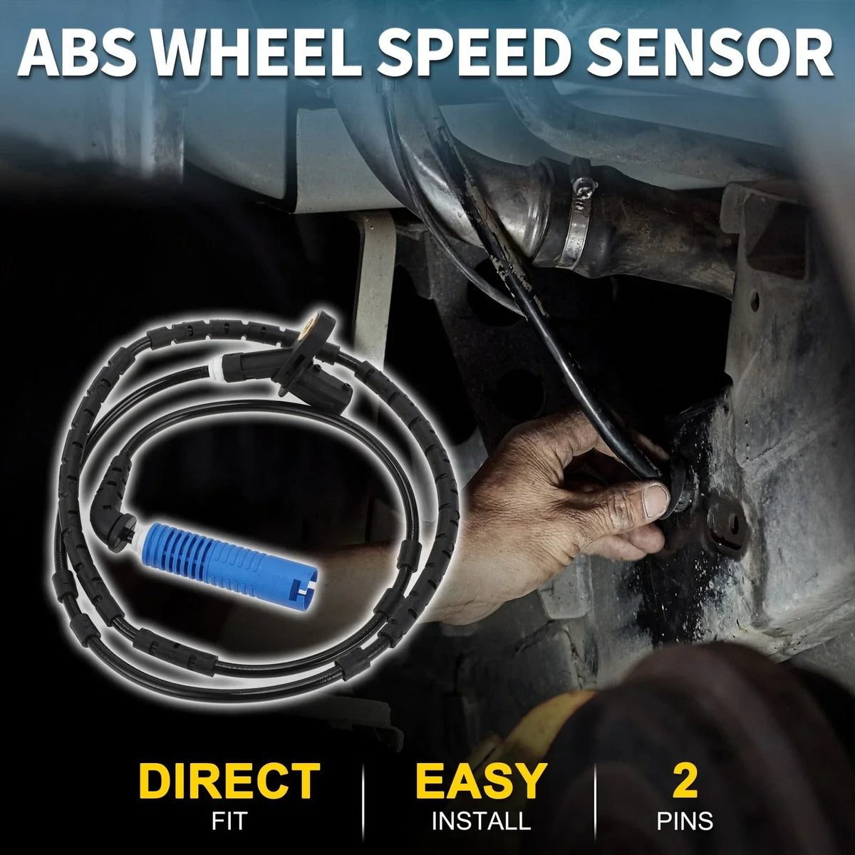 ABS Wheel Speed Sensor Rear for 2001-2006 BMW 325Ci Left/Right