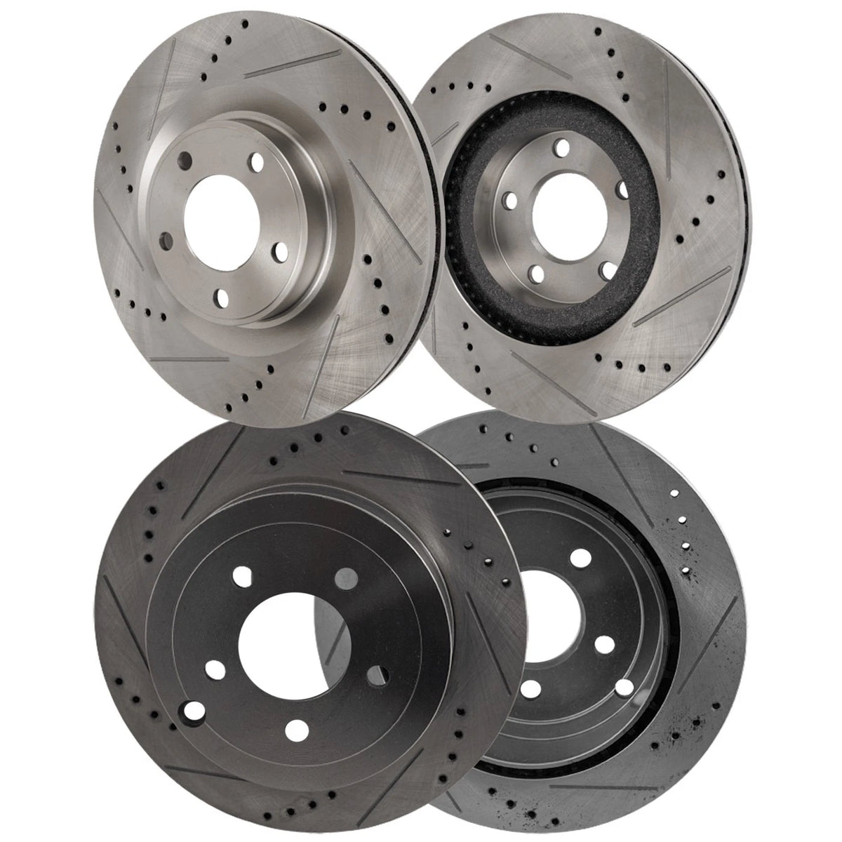 Front & Rear Brake Disc Rotors for Ford Edge Lincoln MKX (2007–2010)