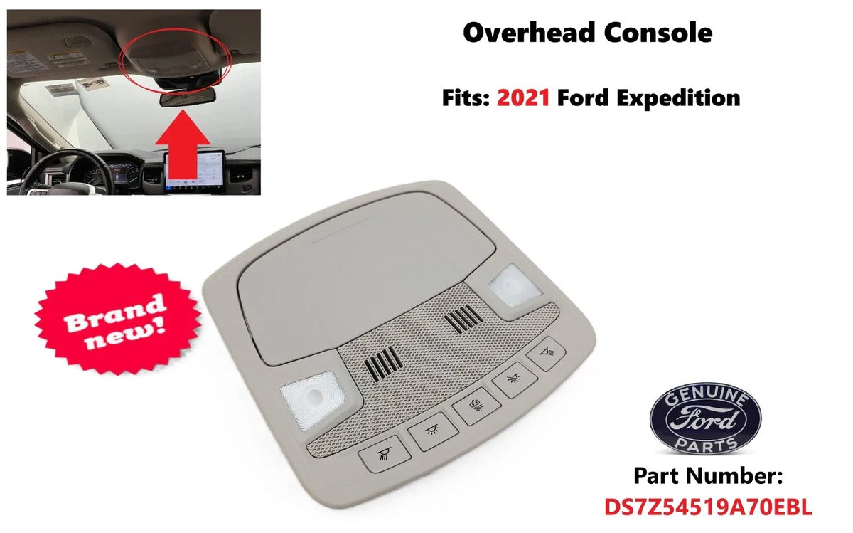 Roof Center Console Light for Ford Expedition 2021 DS7Z54519A70EBL