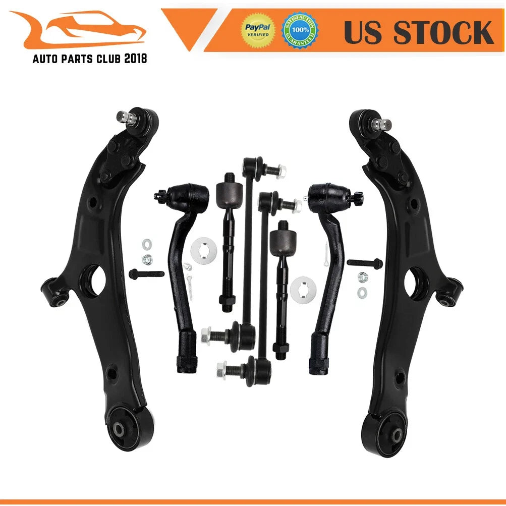 Set of 8 Front Lower Control Arm Ball Joints for Hyundai Azera (2012–2014)