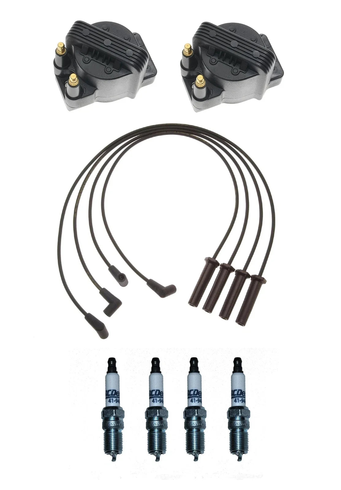 Ignition Wires & Coils Set for Chevy S10 GMC Sonoma L4 (1994–2004)