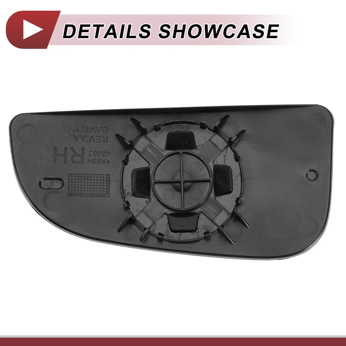Lower Replacement Mirror Glass for Right Side Dodge