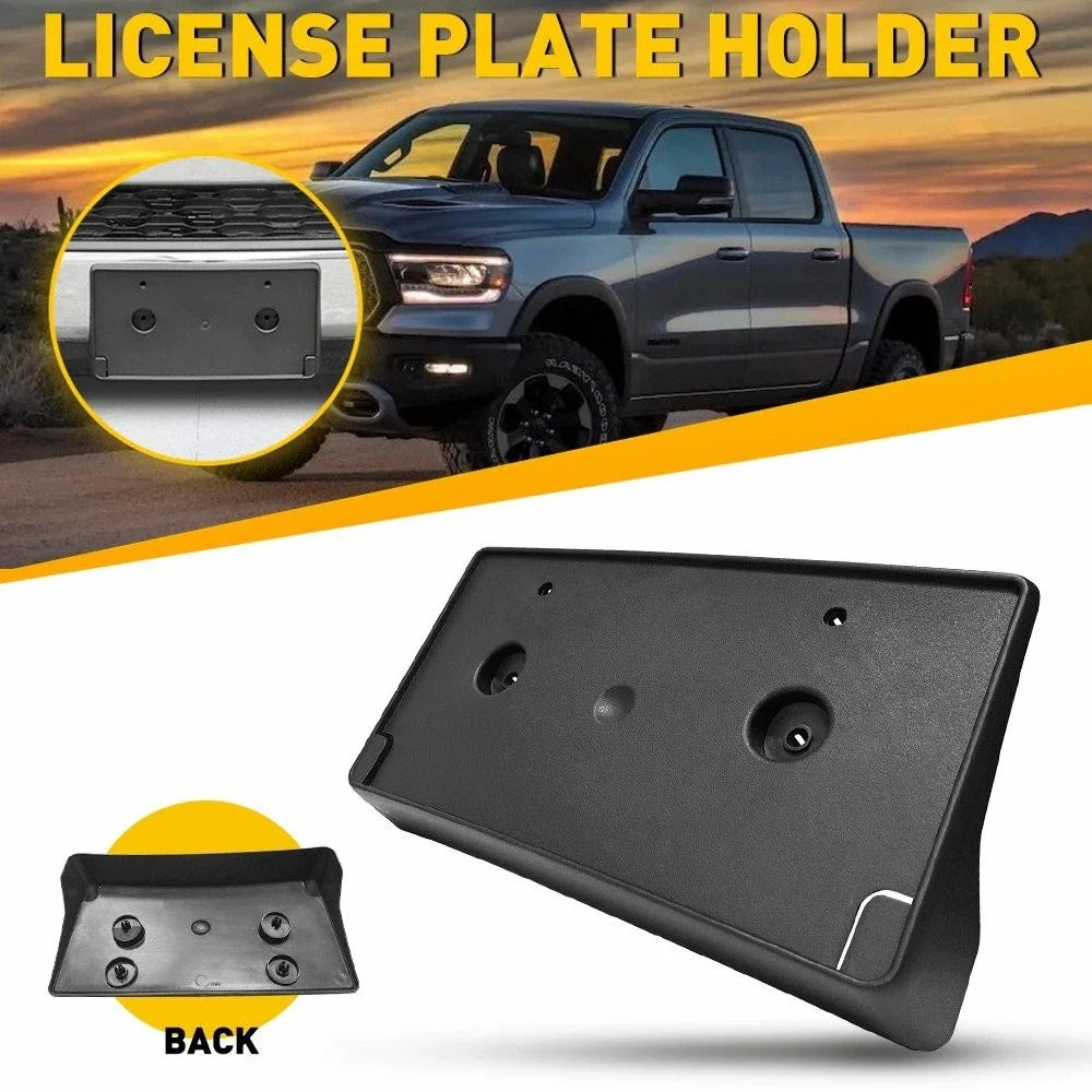 Front License Plate Holder for Dodge Ram 1500 (2019–2021) Mount Bracket