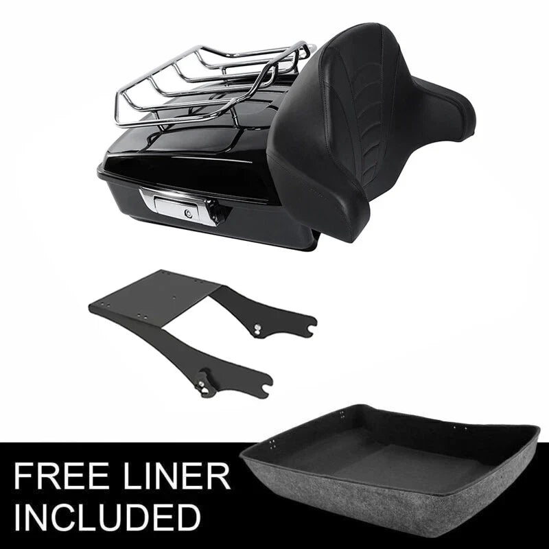 Trunk Backrest Rack Mount for Harley Touring 1997–2008