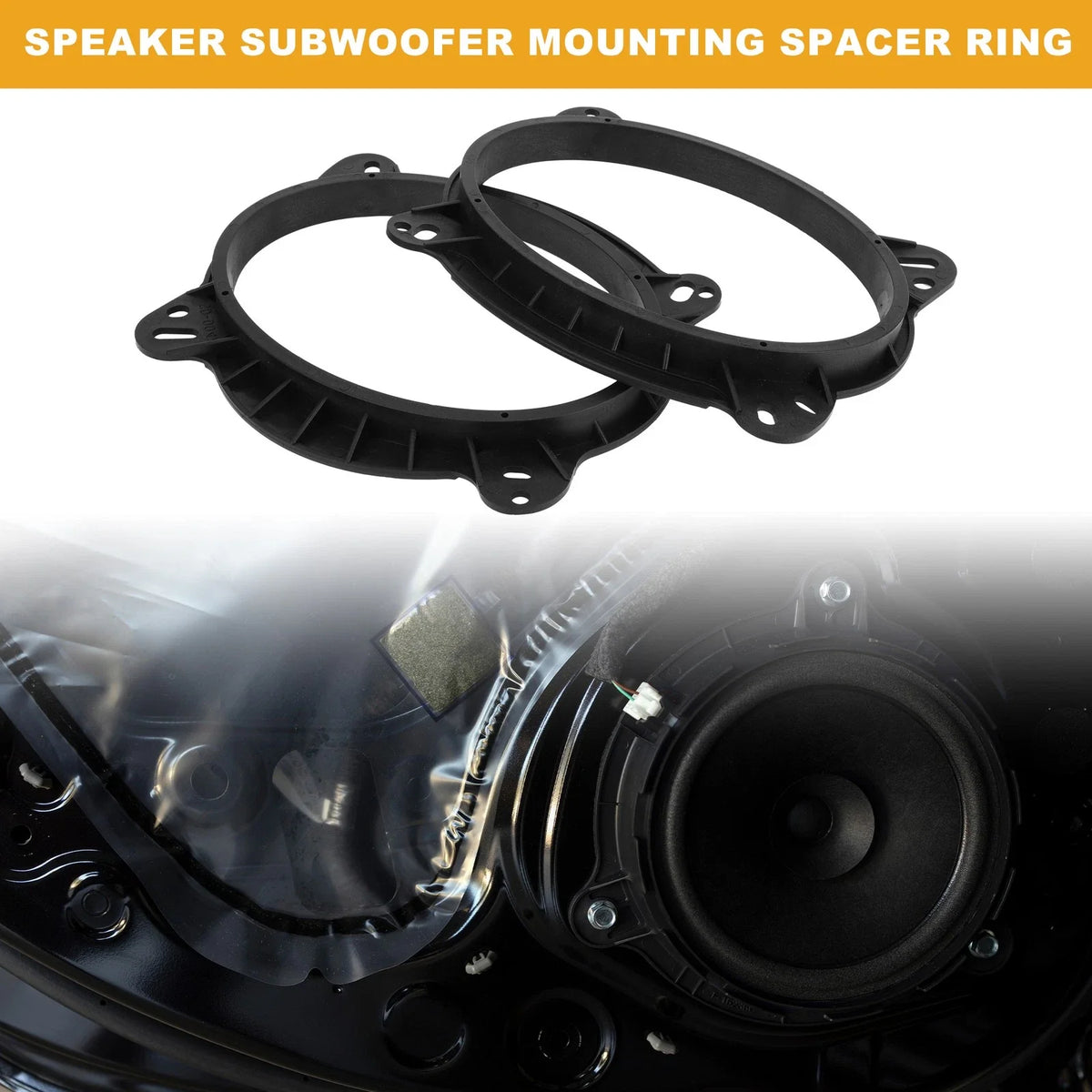 2X Speaker Spacer Ring 6x9" to 6.5" Adaptor for Toyota