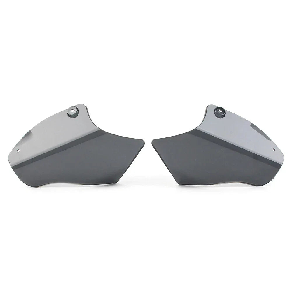 ABS Plastic Saddle Shields in Tan for 2000-2017 Harley Fatboy