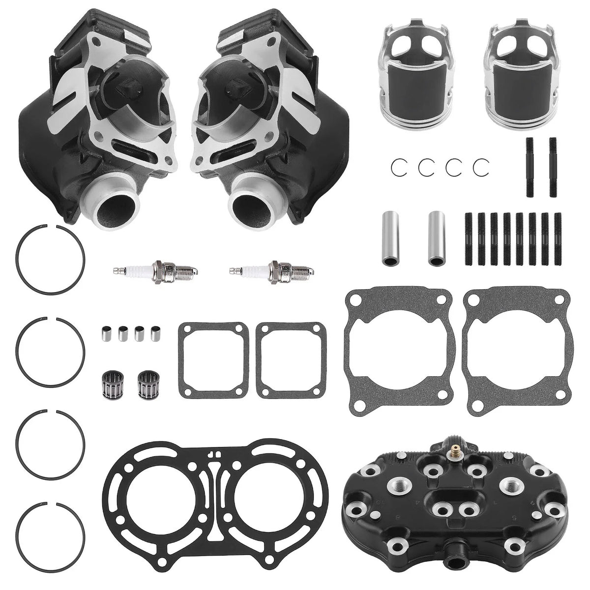 Top End Kit - Piston, Gasket, Cylinder Head for Yamaha Banshee 350 (87-06)
