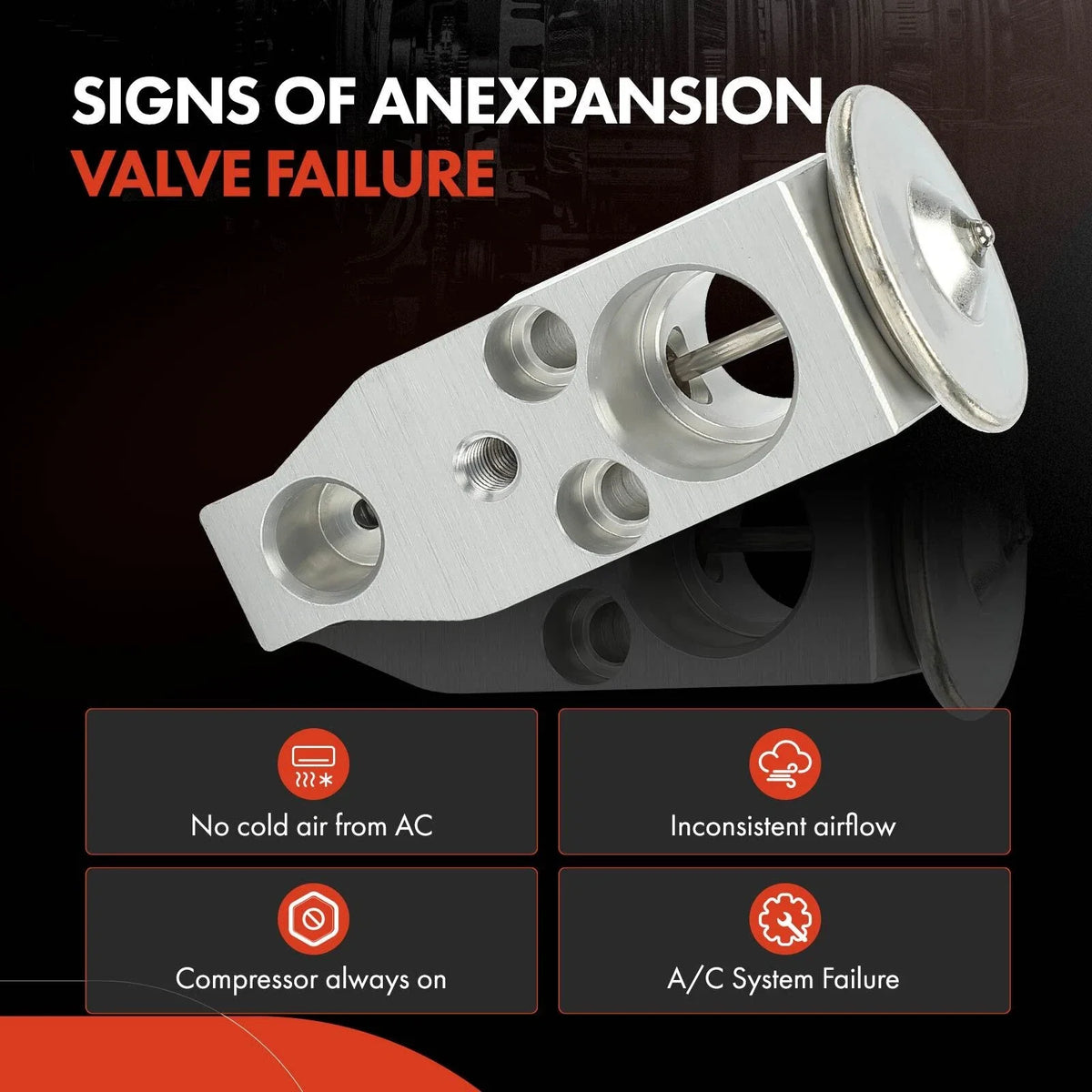 A/C Expansion Valve for Nissan Titan 2019 through 2024