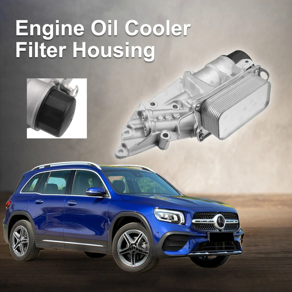 Engine Oil Cooler Filter Housing with Seals for Mercedes-Benz G550 (2009β2023) No. 2721800510