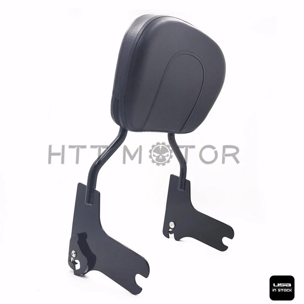 Backrest Sissy Bar Black for Harley Street Glide Touring 1997-2008