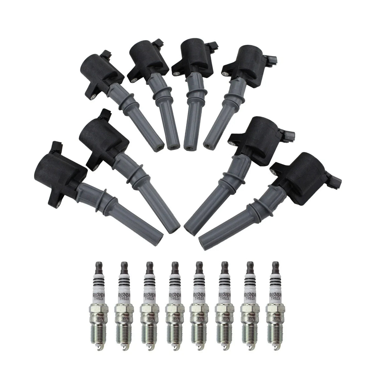 Set of 8 NGK Iridium Spark Plugs for Ford E-150 E-250 F-250 (1992–2014)