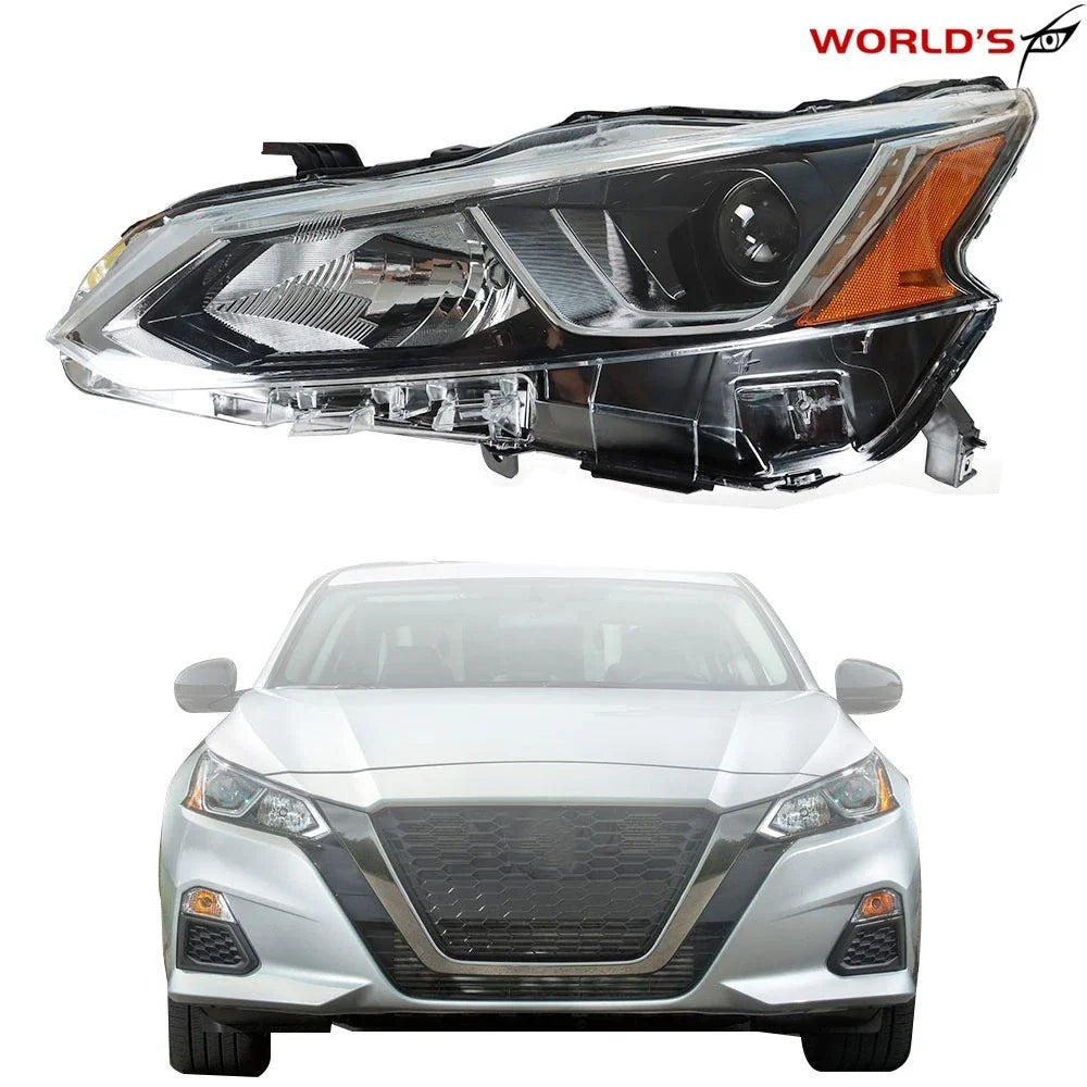 Chrome Housing Halogen Headlights for Nissan Altima (2019–2021)