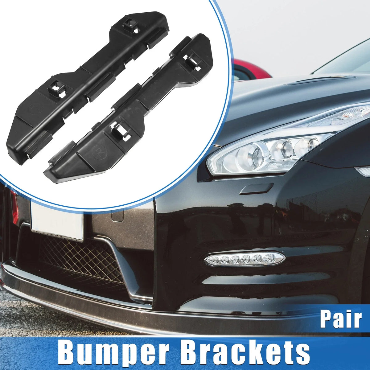1 Pair Rear Bumper Brackets for Toyota Corolla (2003–2007) 703820310457
