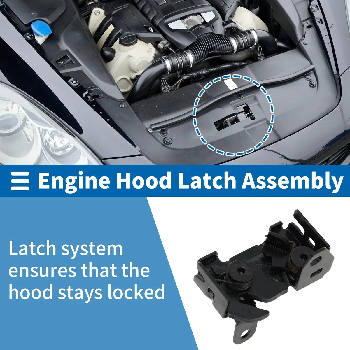 1 x Pcs Hood Latch Assembly for C250 Mercedes-Benz (2012-2015)