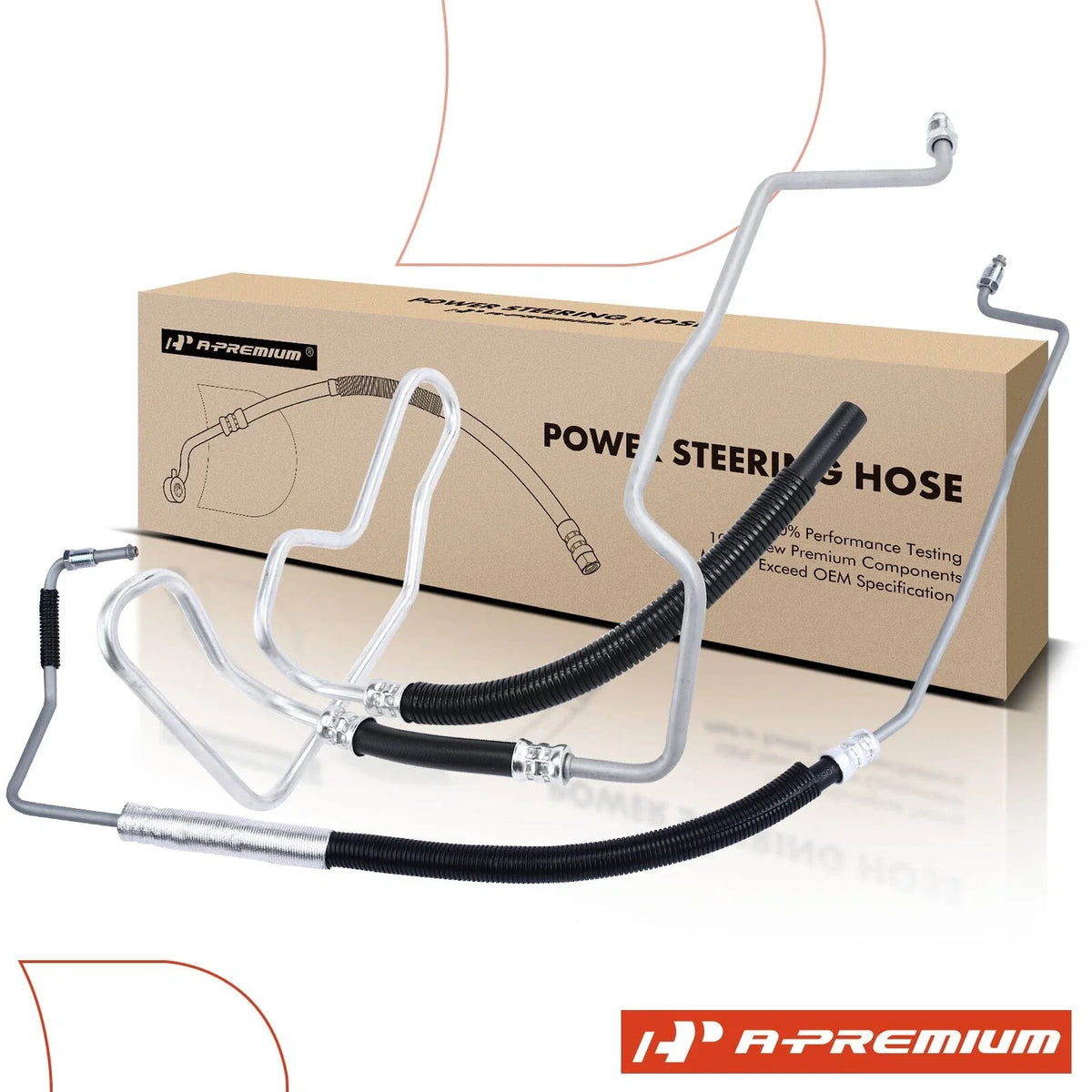2X Power Steering Pressure & Return Line Hose for Buick Regal (1997–2002)