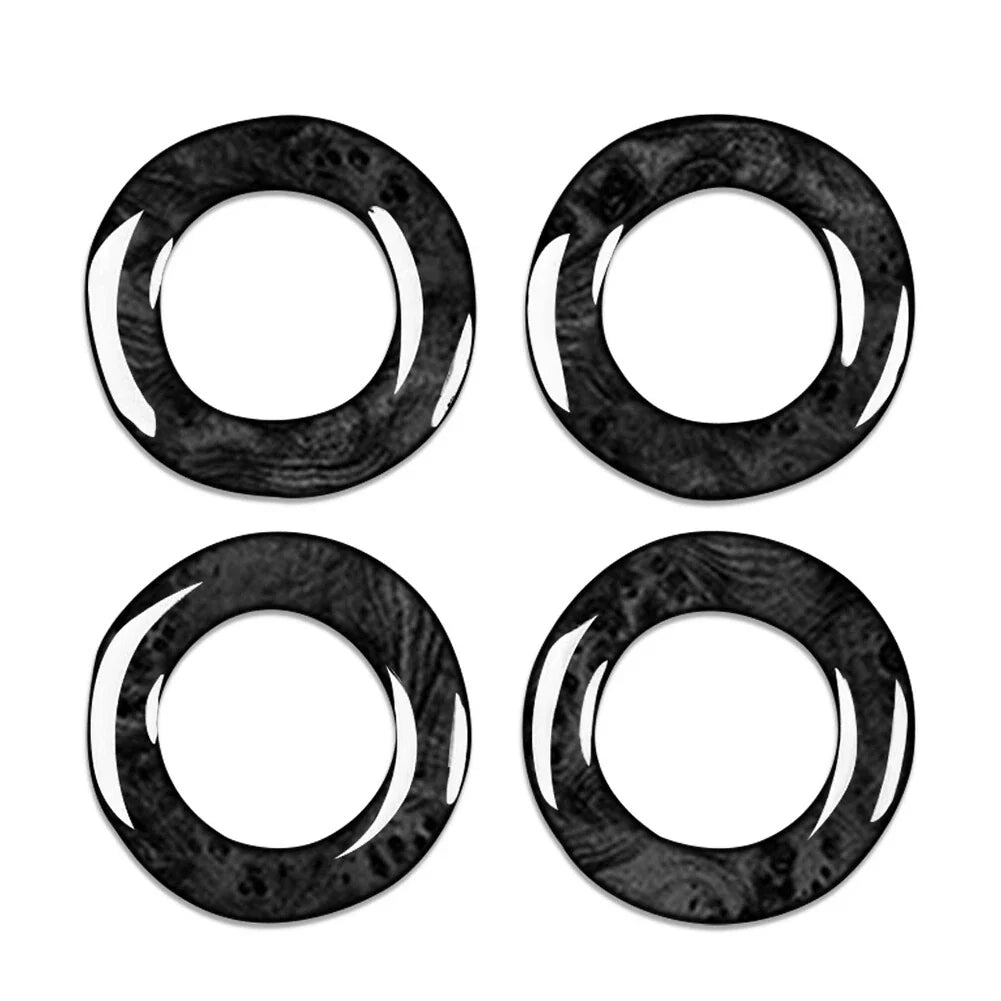 Set of 4 Interior Door Lock Pin Cover Rings for Mercedes Benz GLC Class X253 (2015–2021)