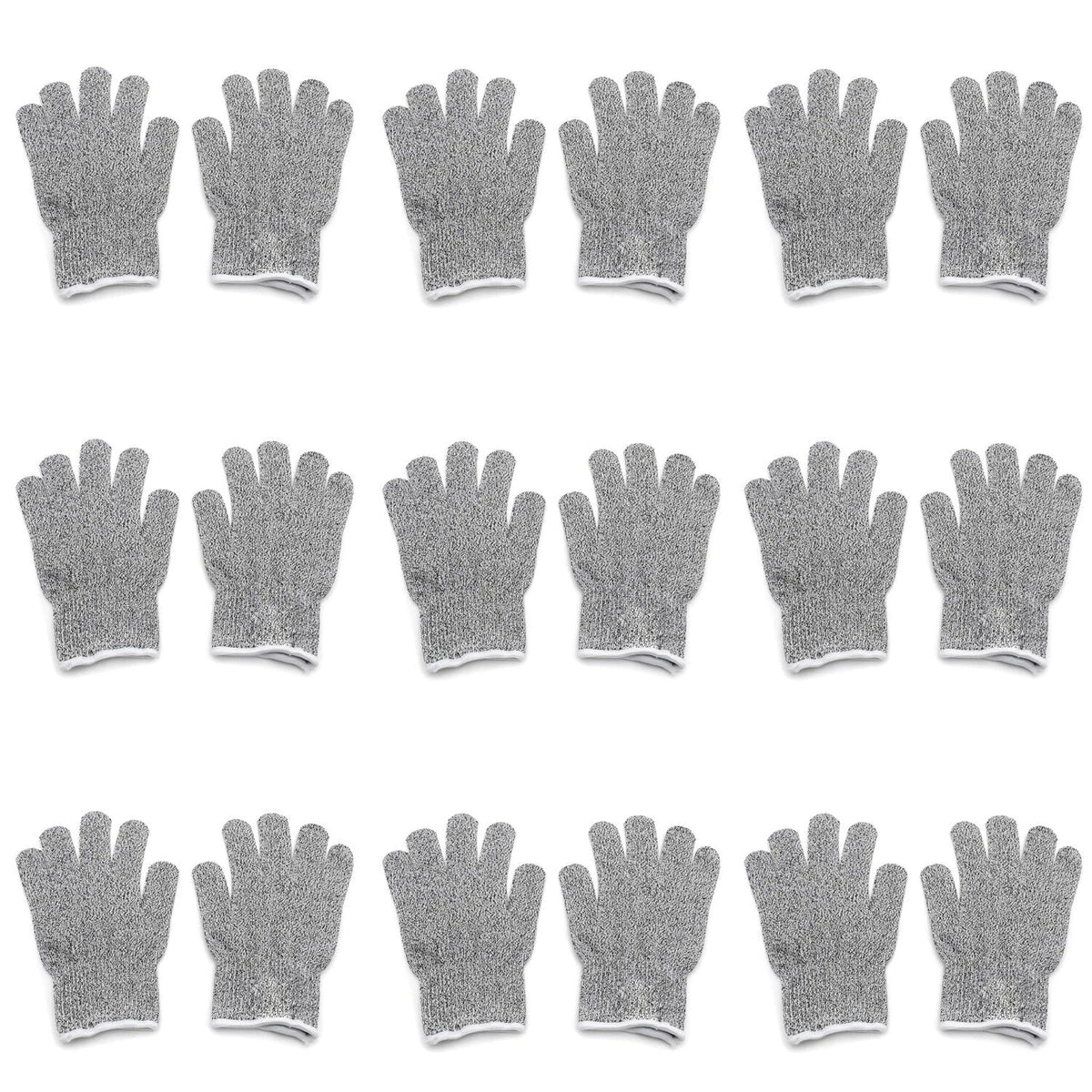 Cut Resistant Working Gloves Level 5 - 9 Pairs for Safety