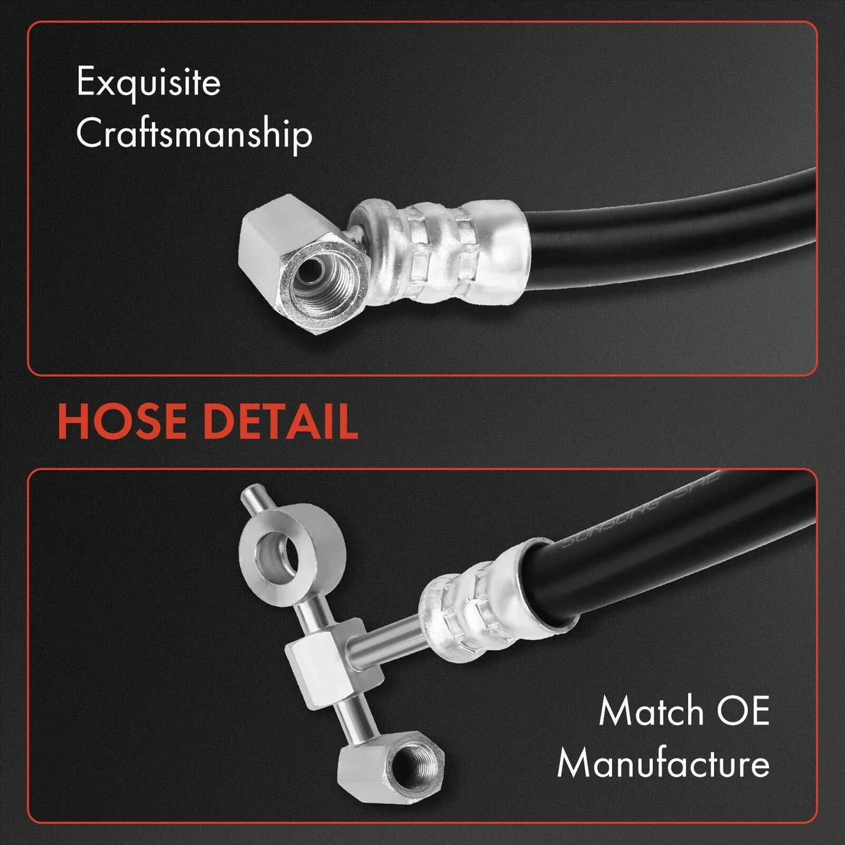 Pressure Line Hose for Power Steering - Nissan Sentra 2000–2003