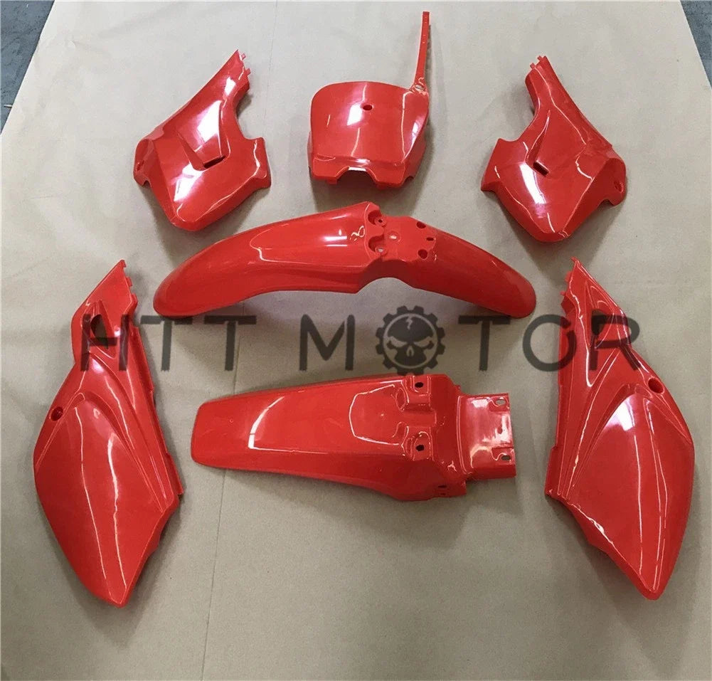 7X Red Plastic Fairing Body Kits for Baja Dirt Runner 125 (2010–2015)