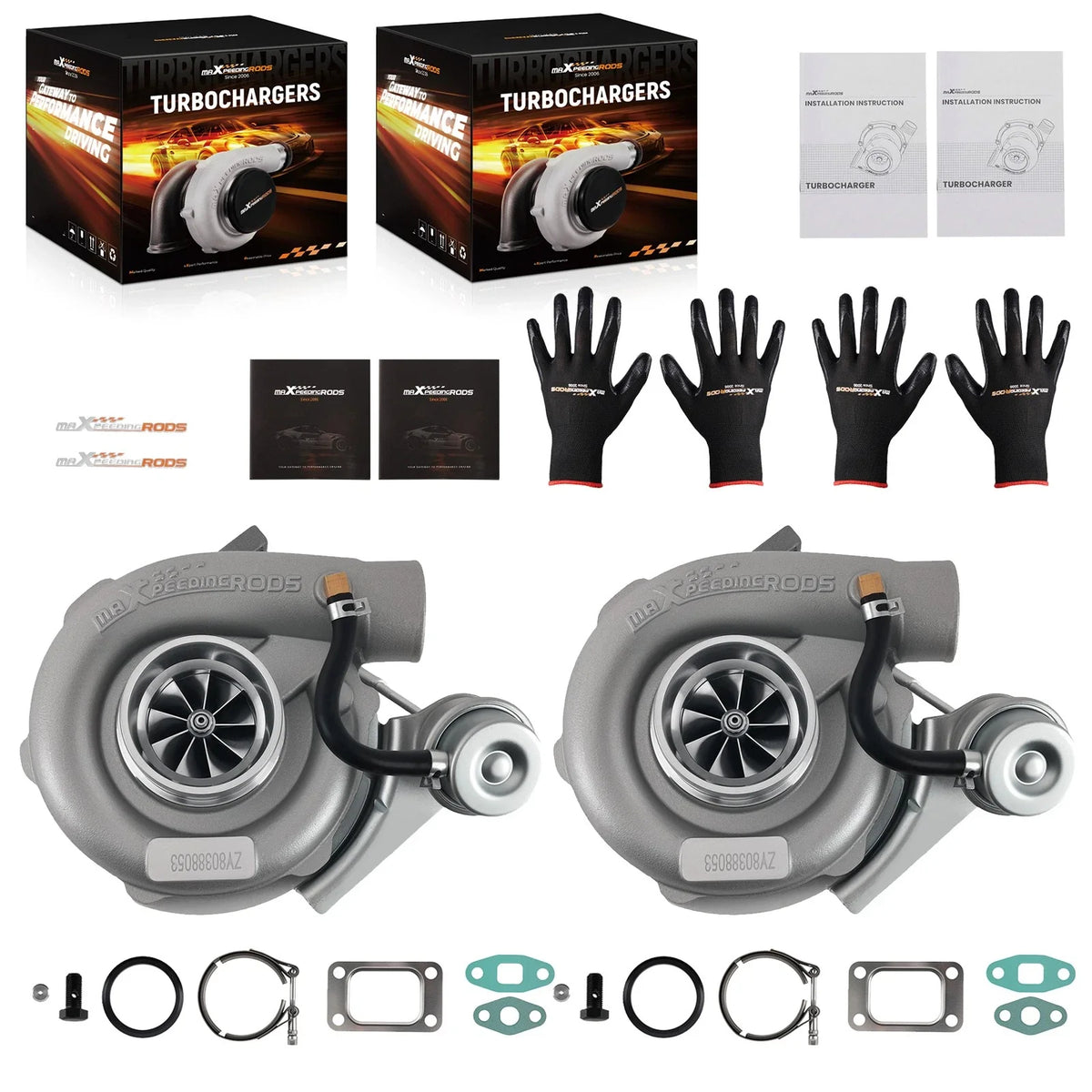 Turbocharger Compressor V-band Internal Wastegate 400HP for Nissan TD42