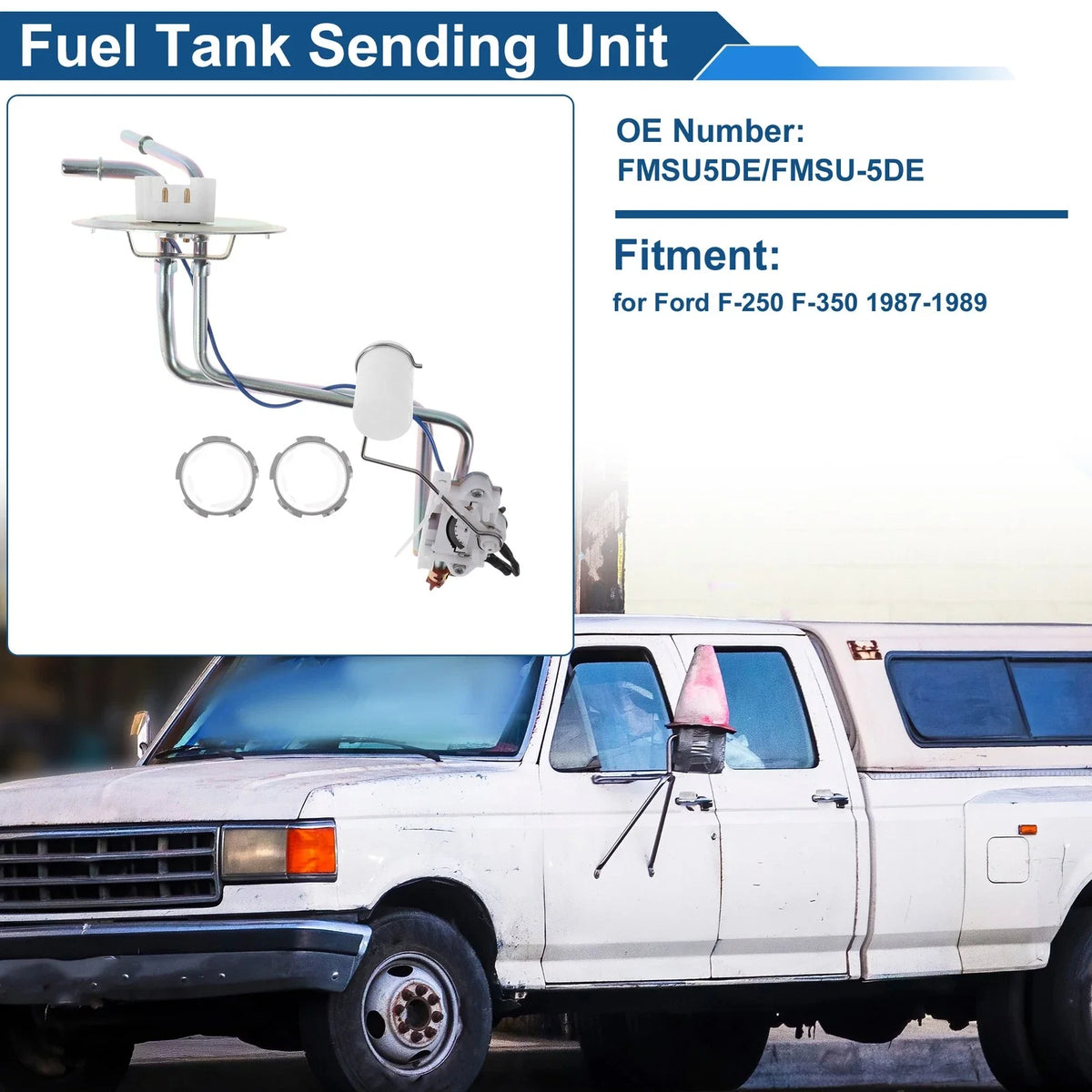 Fuel Level Sending Unit Module for Ford F-250 F-350 (1987–1989) No.FMSU5DE