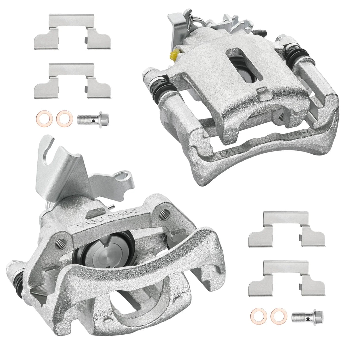 Brake Calipers Rear Pair with Bracket for Ford Mustang (2005–2014)