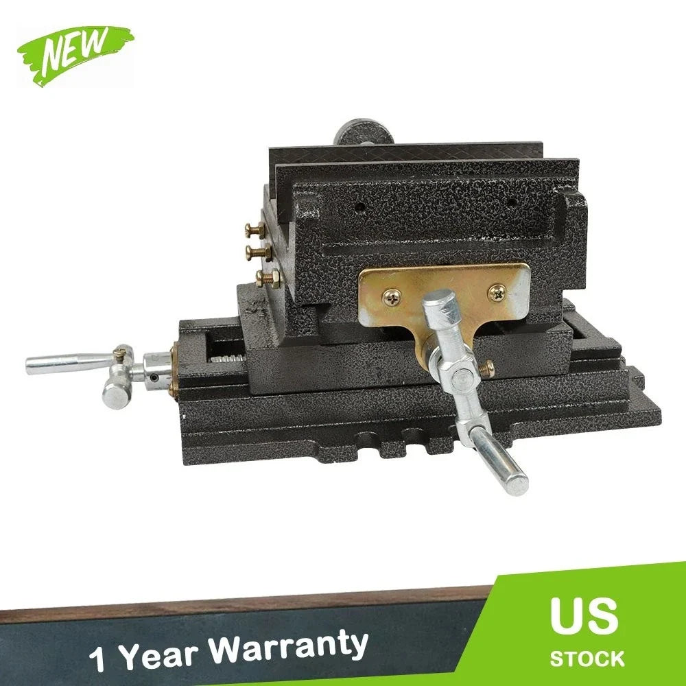 2 Way Clamp for Heavy Duty Cross Drill Press Vise Slide 6"