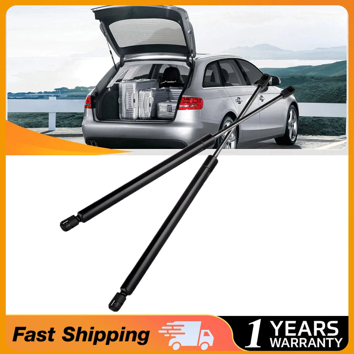 2X Liftgate Tailgate Support Struts for Nissan Xterra (2005-2013)