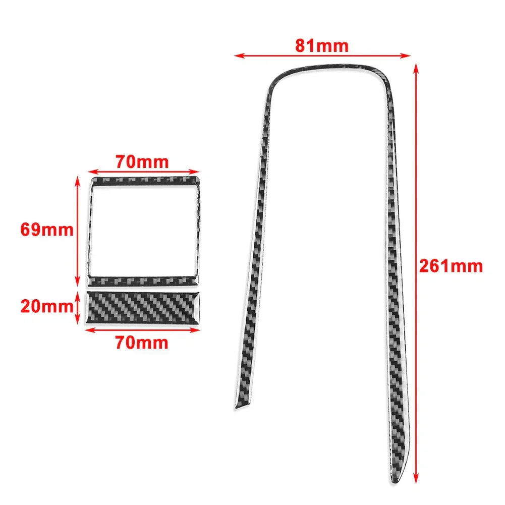 Black Gear Shift Cover Trim for RC300 RC350 RC200T Lexus 2015-2022