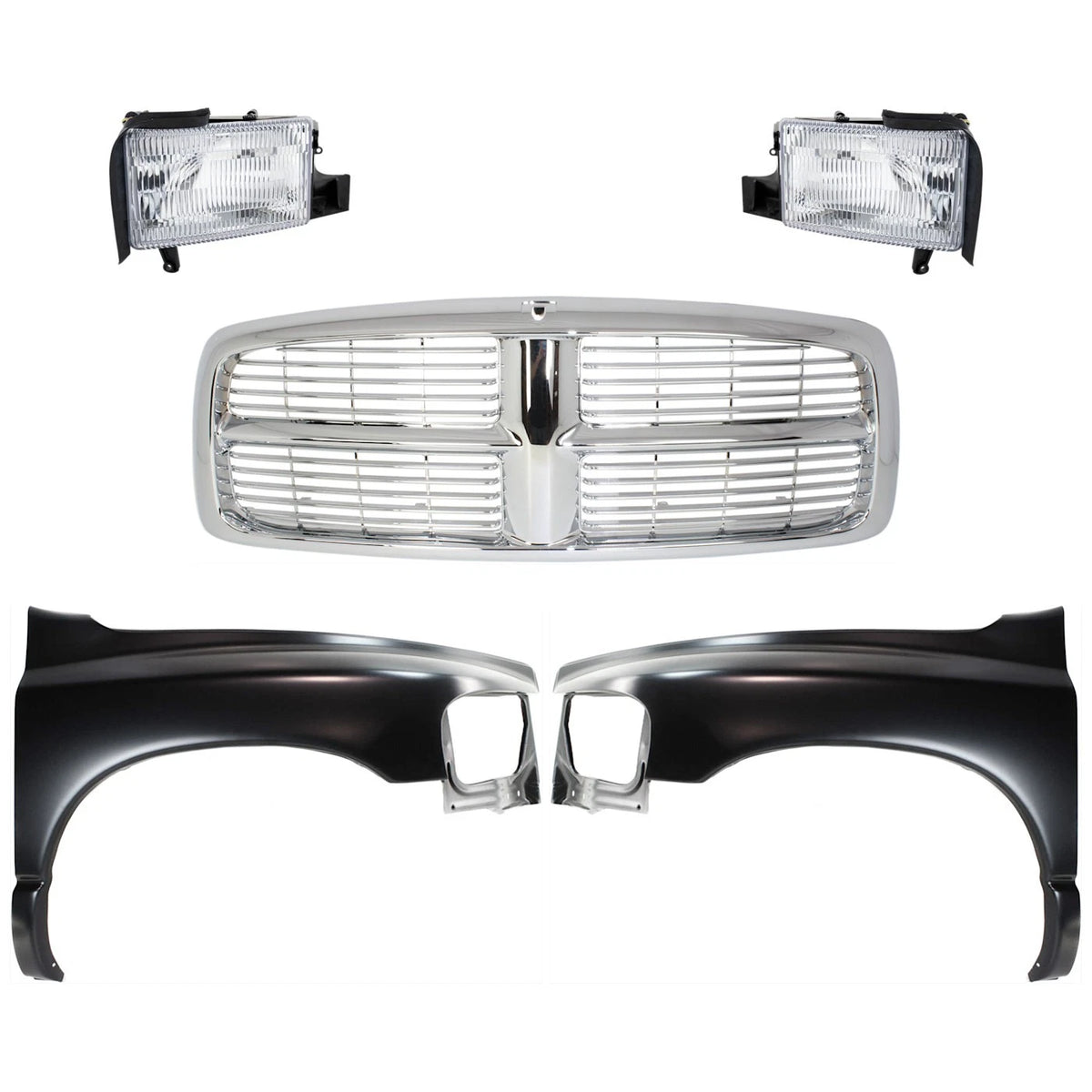 Fender Kit for Dodge Ram 1500 (2002) LH RH Steel
