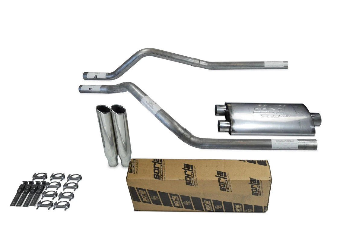 2.5" Clamp Tip Borla Pro XS Dual Exhaust Kit for 1995-1999 GMC Jimmy