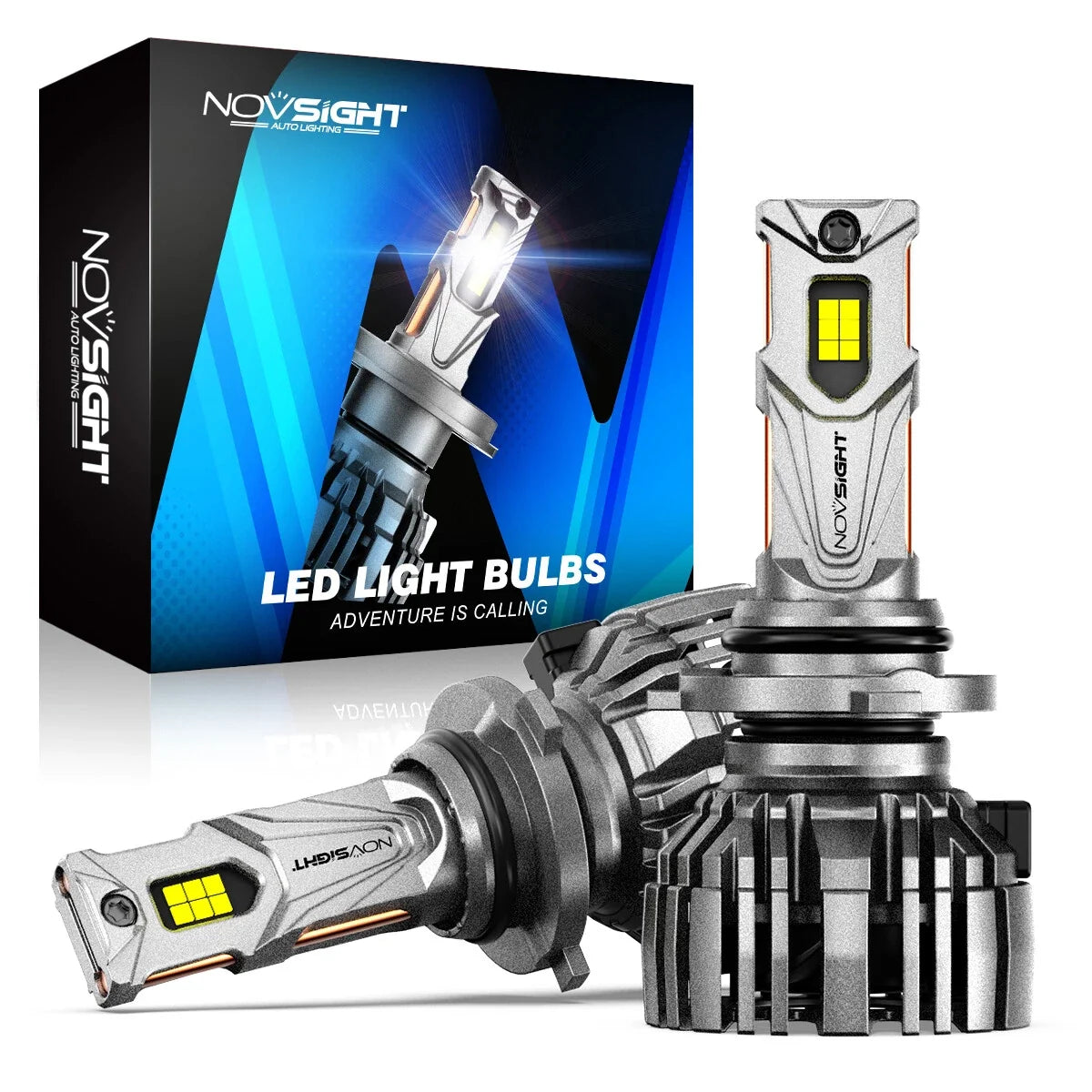 2X 9005 LED Headlight Bulbs for Enhanced Visibility